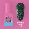 Kamuflaaž aluslakk Lunamoon Lurex Base Nr 14 - 13ml