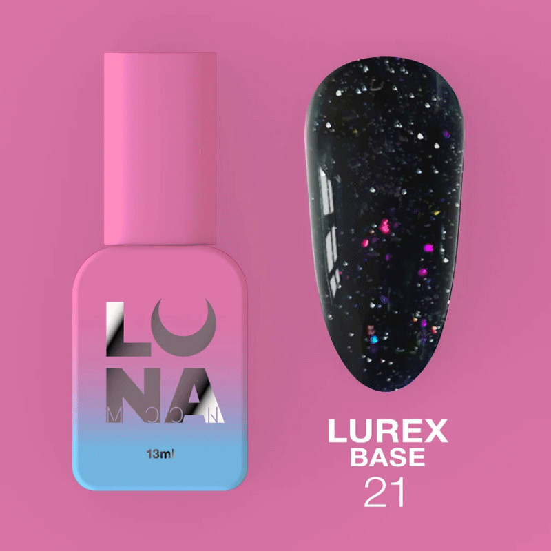 Kamuflaaž aluslakk Lunamoon Lurex Base Nr 21 - 13ml