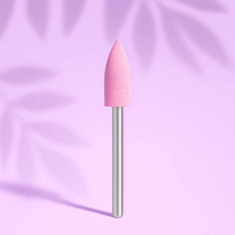 Silikoninen manikyyrin kiillotin – Orange Beauty Tools – 400 grit – vaaleanpunainen
