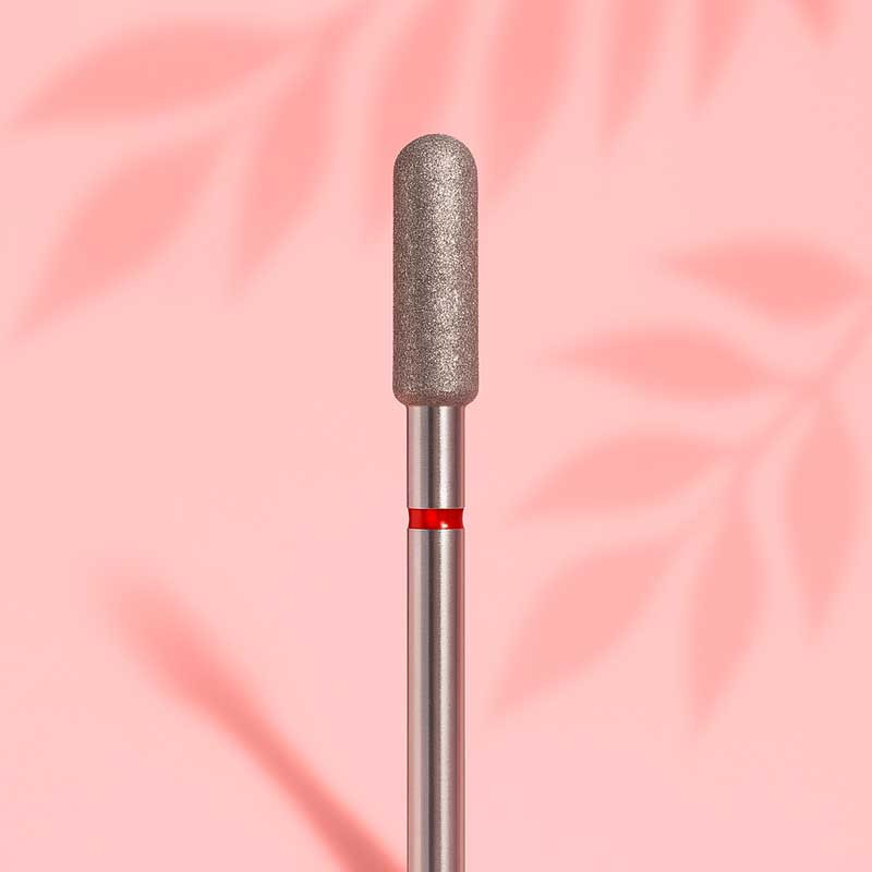 Timantti Terä - Sylinteri - Orange Beauty Tools - Punainen - 3.0 mm