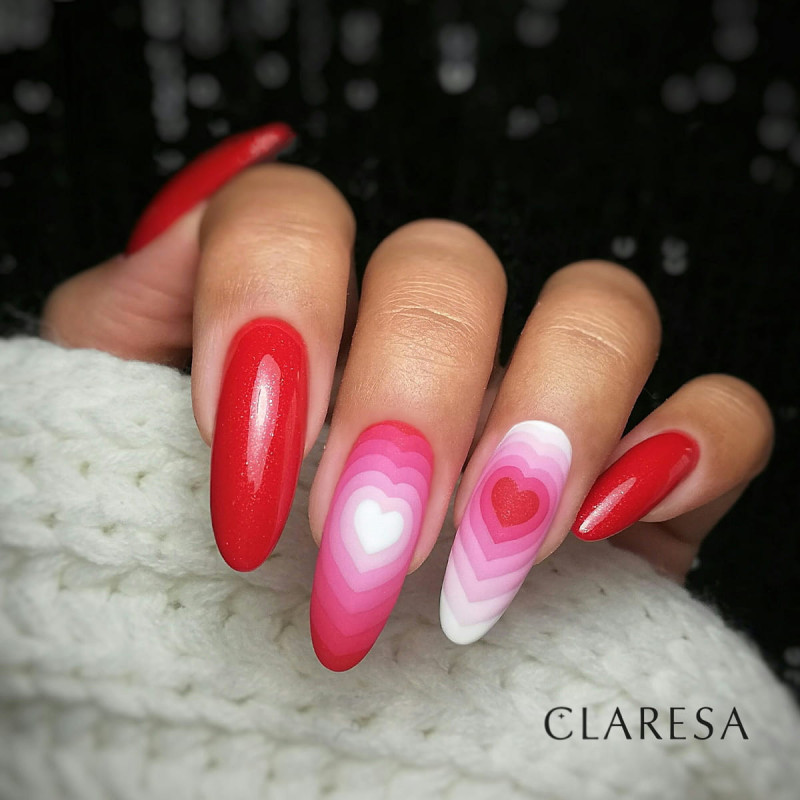 Color gel polish - Claresa RED № 411, 5 ml
