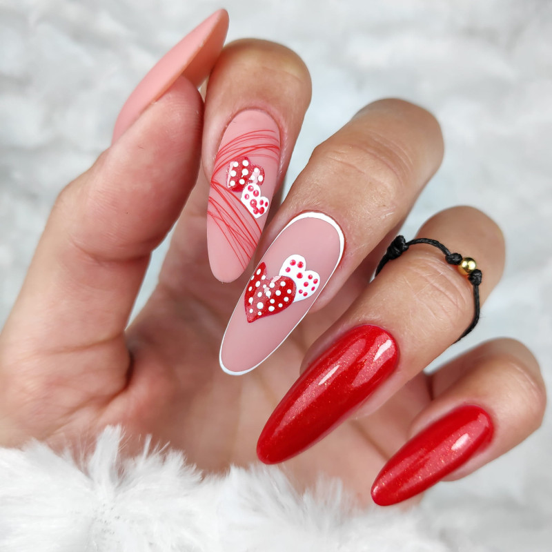 Color gel polish - Claresa RED № 411, 5 ml