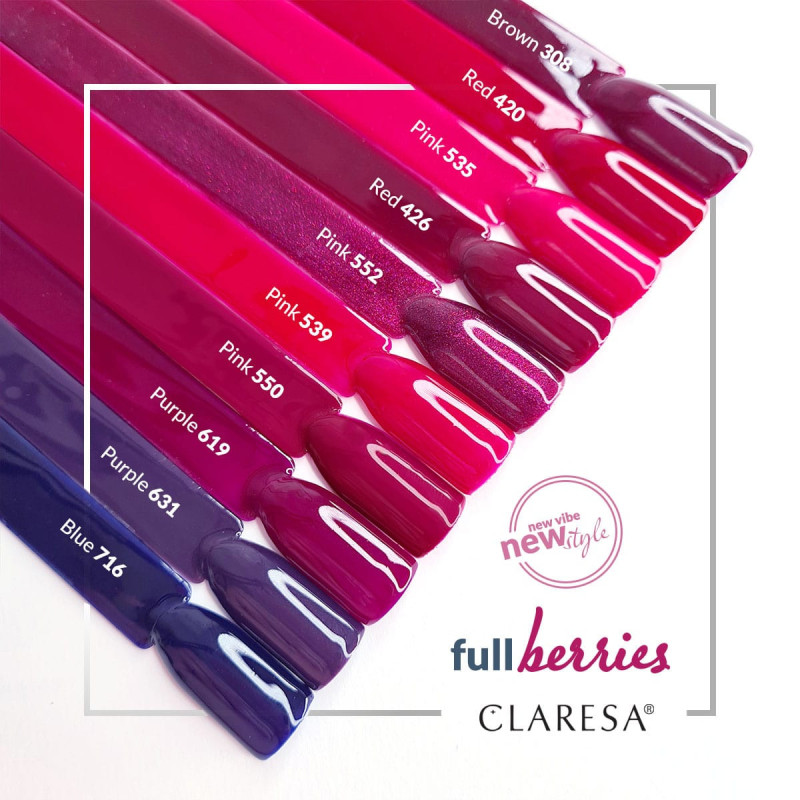 Geellakk - Claresa RED № 426, 5 ml