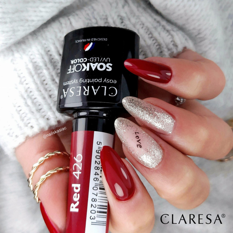 Geellakk - Claresa RED № 426, 5 ml