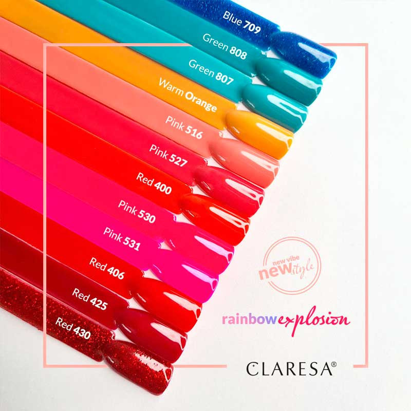 Color gel polish - Claresa RED № 425, 5 ml