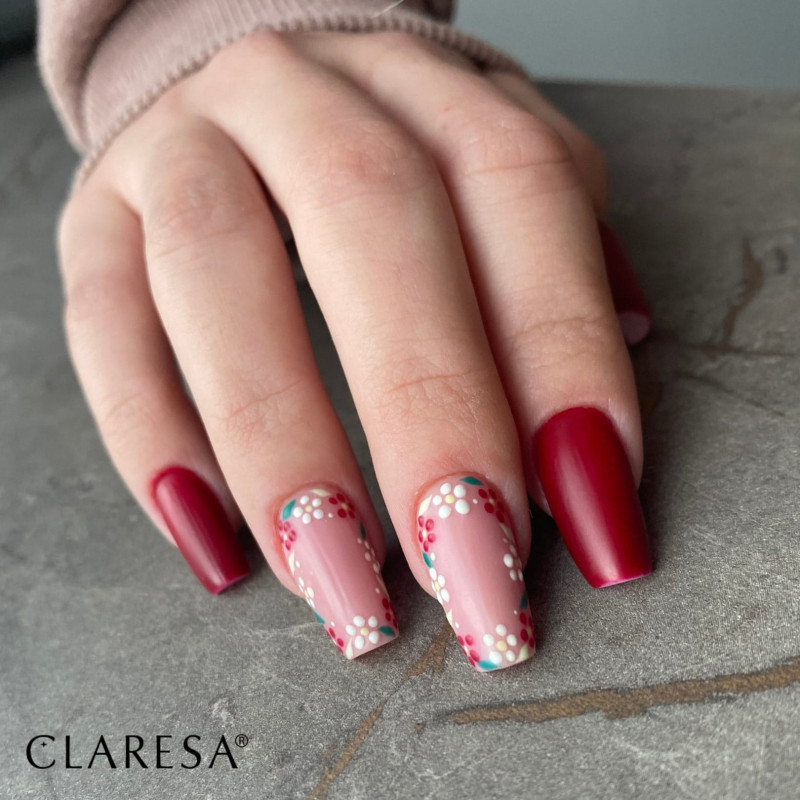 Color gel polish - Claresa RED № 427, 5 ml