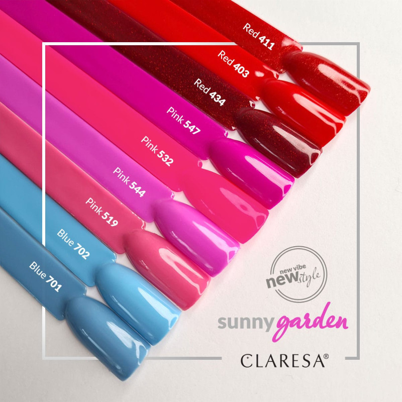 Color gel polish - Claresa RED № 403, 5 ml