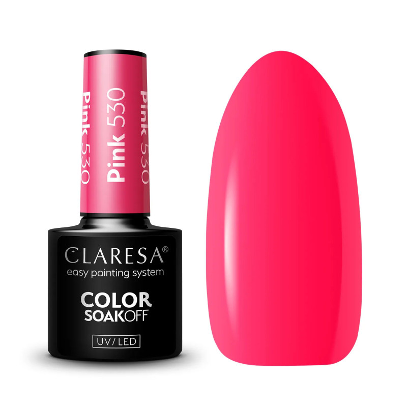 Gel polish – Claresa PINK No. 530 – 5 ml