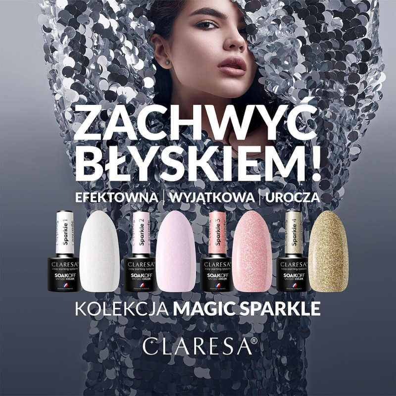Geellakk – Claresa Sparkle nr 3 – 5 ml