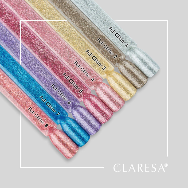Gel polish – Claresa FULL Glitter No. 7 – 5 ml