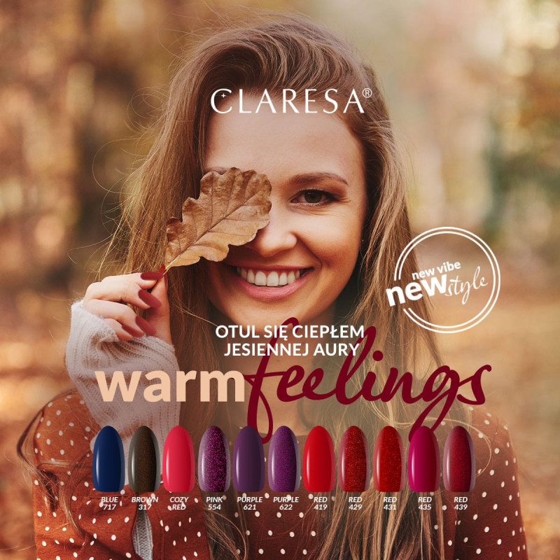 Gel polish – Claresa Purple No. 621 – 5 ml