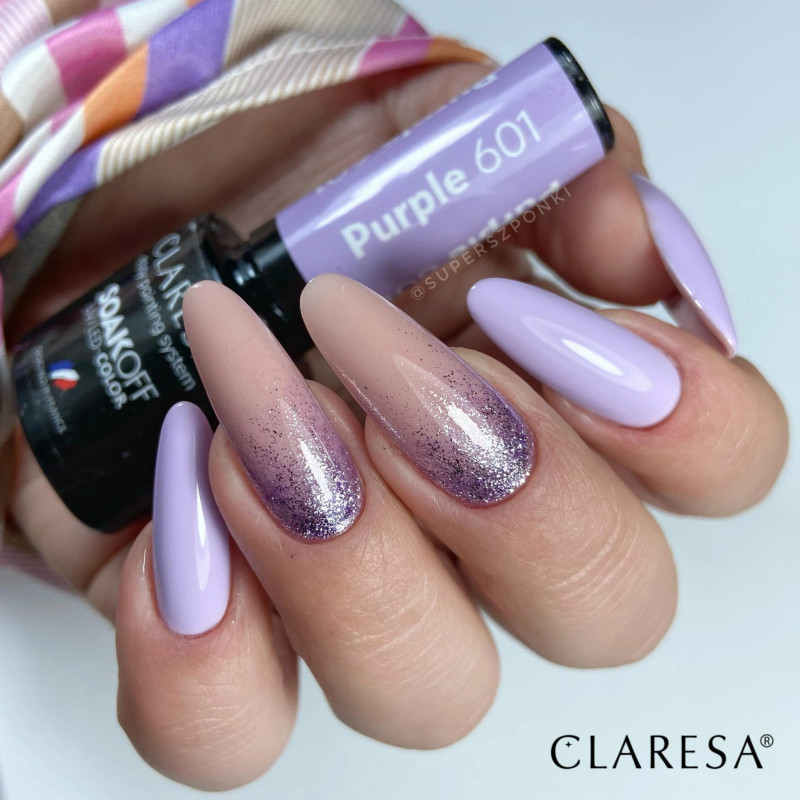 Gel polish – Claresa Purple No. 601 – 5 ml
