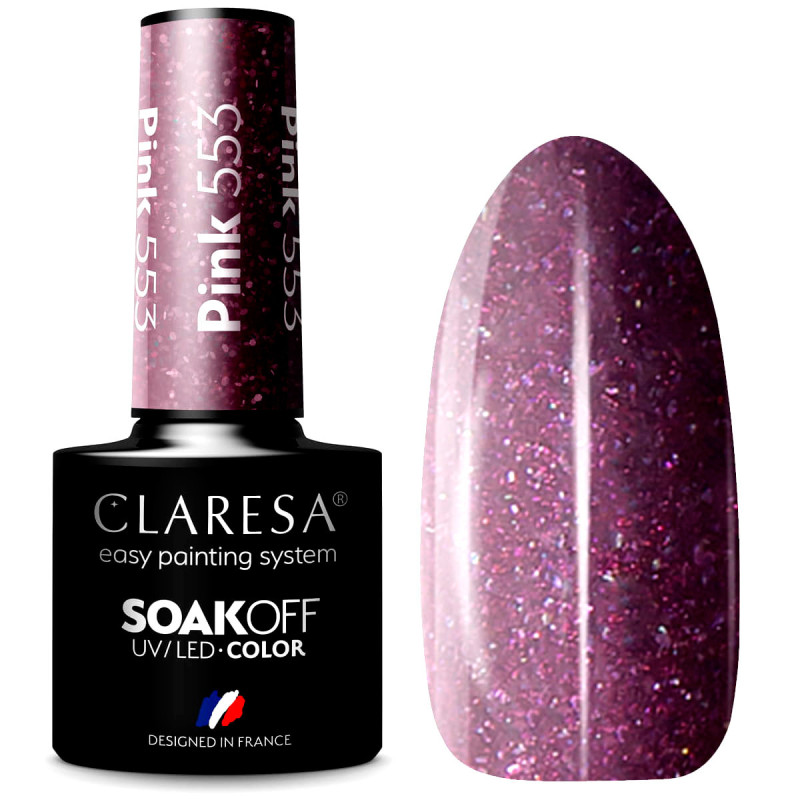 Gel polish – Claresa PINK No. 553 – 5 m