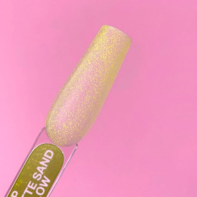 Матовый топ без липкого слоя - Lunamoon Top Matte Sand Yellow - 13 ml