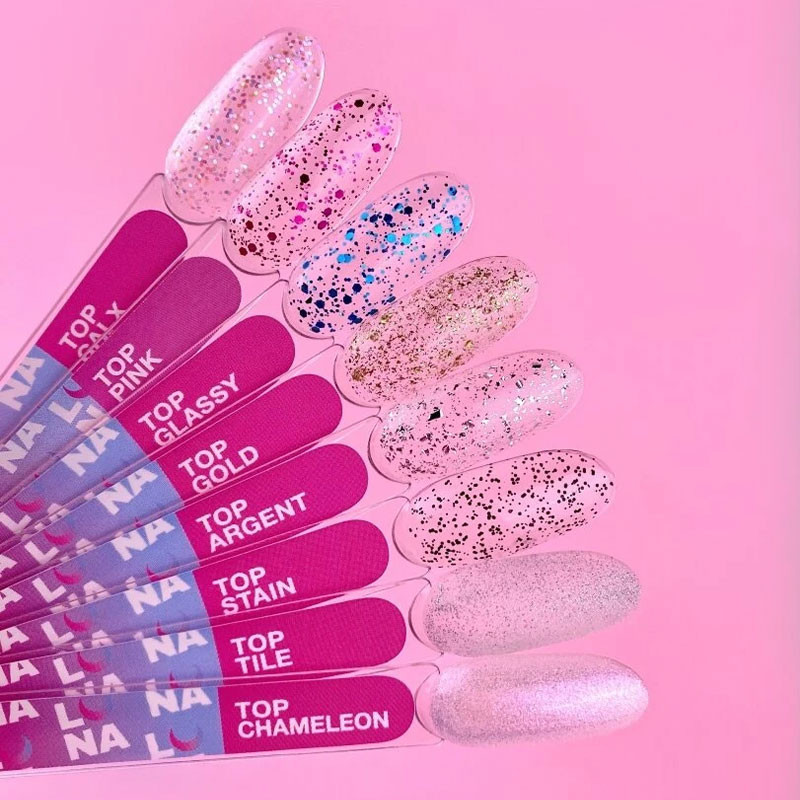 Pealislakk – Lunamoon Top Pink – ilma kleepuva kihita – 13 ml