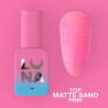 Matt pealislakk ilma kleepuva kihita – Lunamoon Top Matte Sand Pink – 13 ml