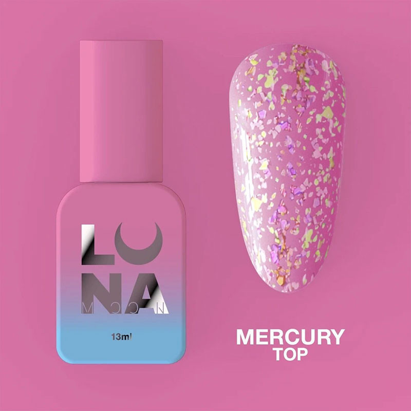 Pealislakk (kleepuvuseta) – Lunamoon Mercury – 13 ml