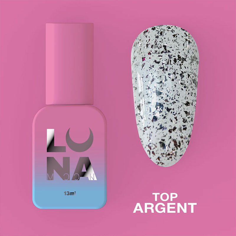 Top coat (no wipe) – Lunamoon Argent – 13 ml
