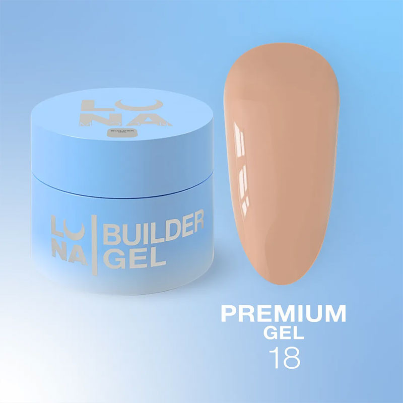 Rakennusgeeli – Lunamoon Premium Gel Nr 18 – 15 ml