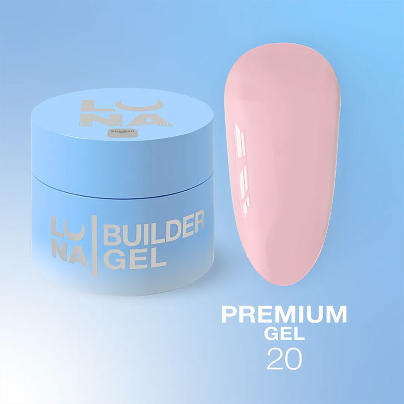 Rakennusgeeli – Lunamoon Premium Gel Nr 20 – 15 ml