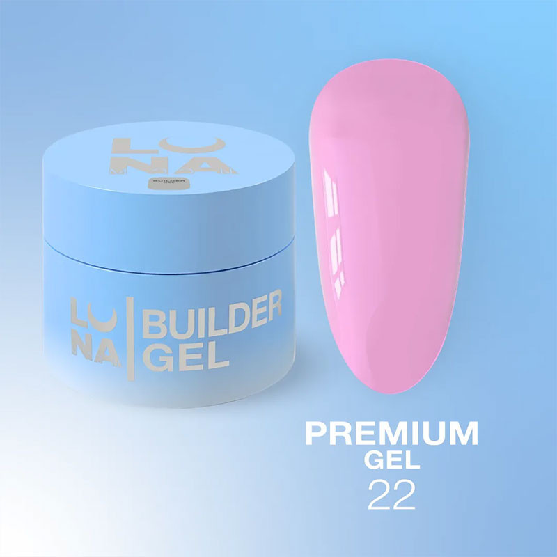 Rakennusgeeli – Lunamoon Premium Gel Nr 22 – 15 ml