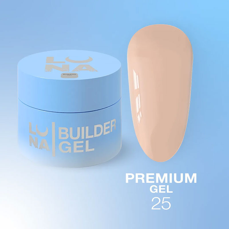 Rakennusgeeli – Lunamoon Premium Gel Nr 25 – 15 ml
