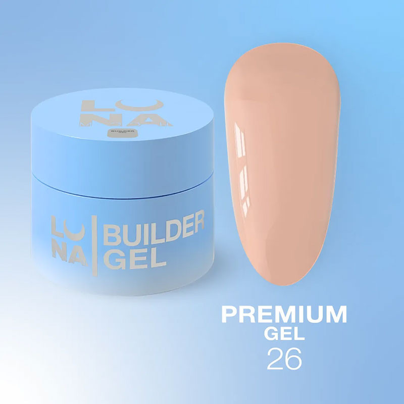Rakennusgeeli – Lunamoon Premium Gel Nr 26 – 15 ml