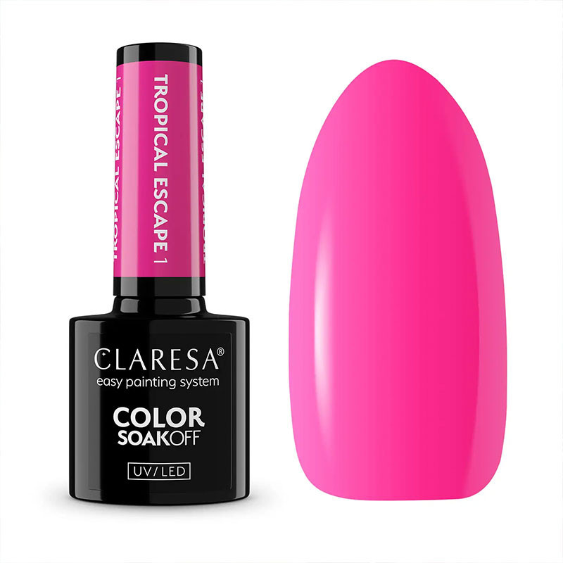 Color Gel Polish - Claresa - Tropical Escape № 1, 5 g