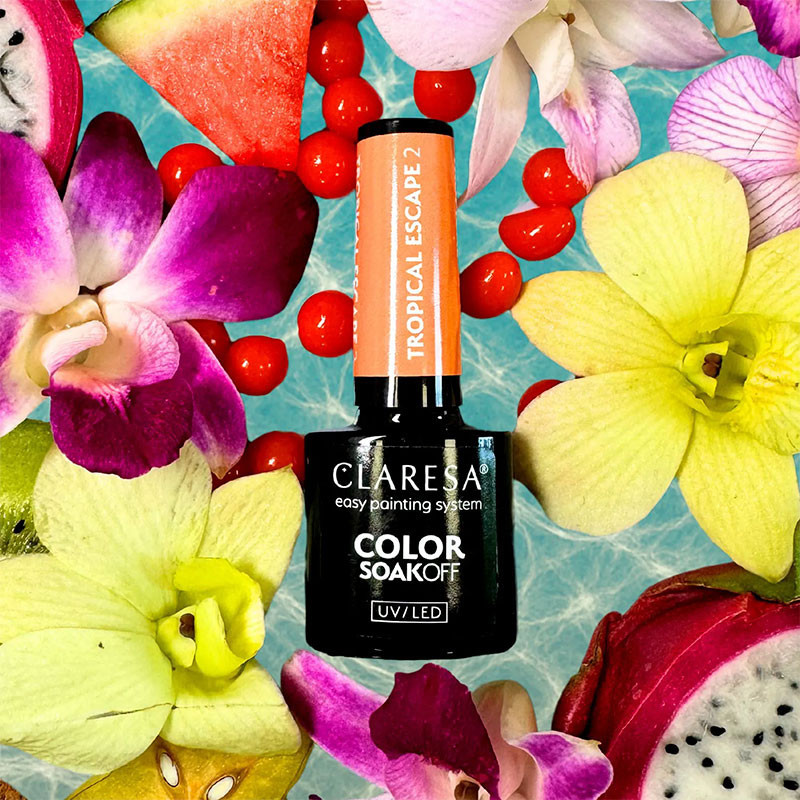 Color Gel Polish - Claresa - Tropical Escape № 2, 5 g
