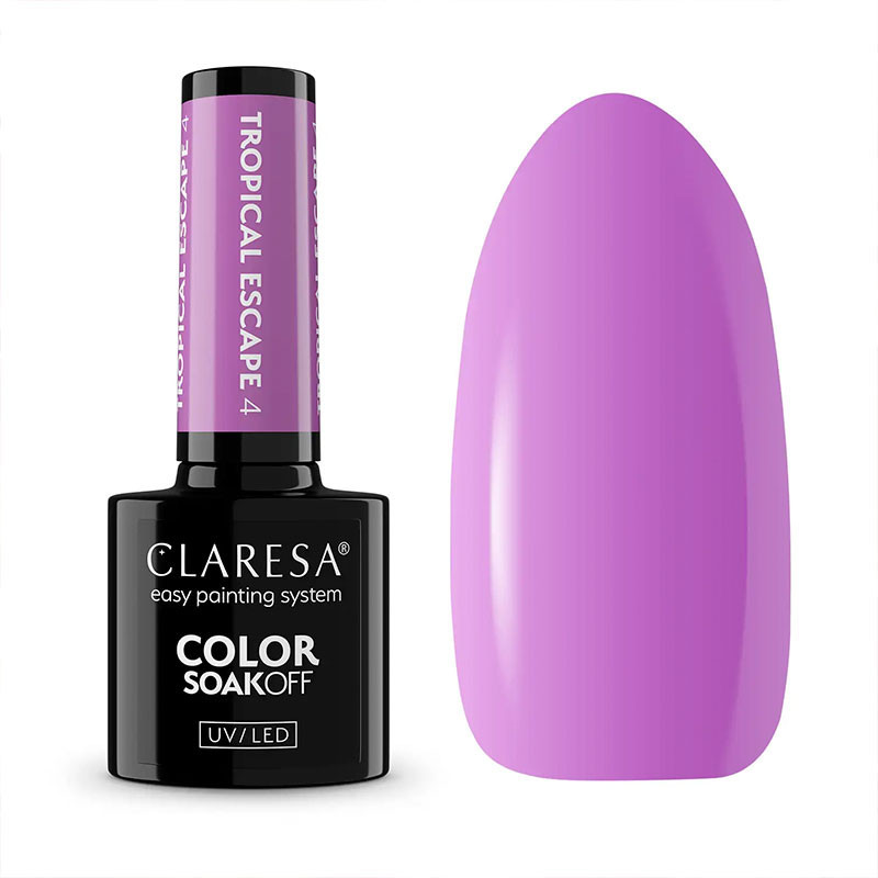 Color Gel Polish - Claresa - Tropical Escape № 4, 5 g