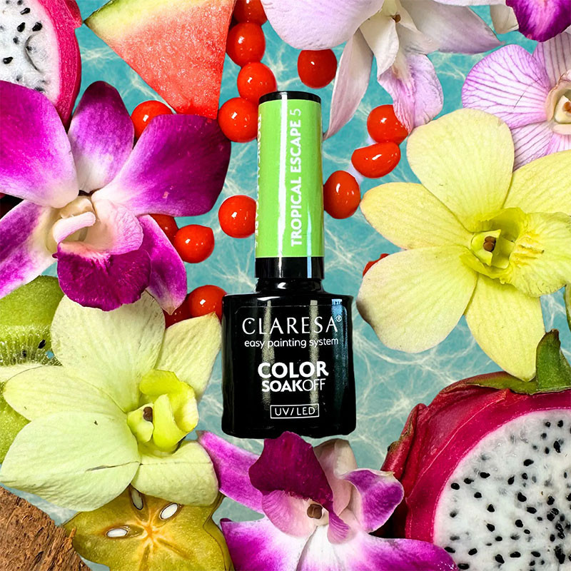 Color Gel Polish - Claresa - Tropical Escape № 5, 5 g