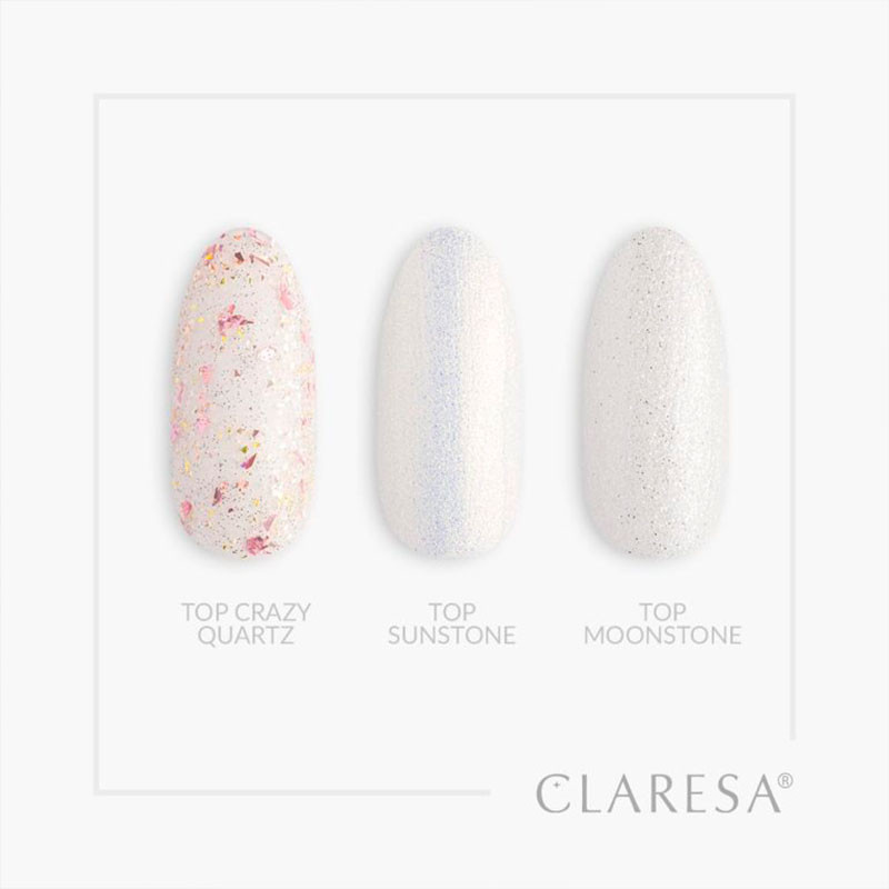 Pealislakk Claresa Top Crazy Quartz pealislakk (ilma kleepuva kihita) – 5 g