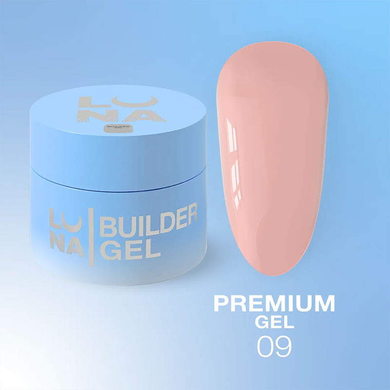 Builder gel – Lunamoon Premium Gel Nr 9 – 30 ml