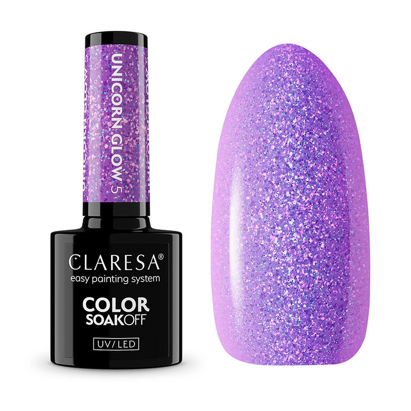 Цветной гель-лак - Claresa - Unicorn Glow № 5, 5 ml