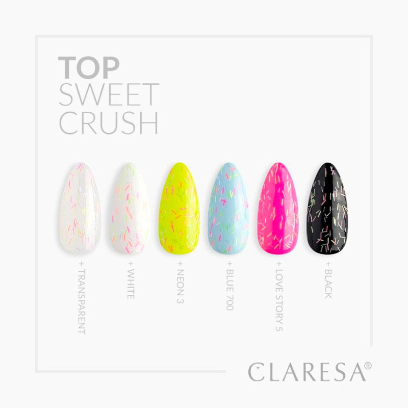 Pealislakk Claresa Top Sweet Crush (ilma kleepuva kihita) – 5 g
