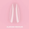 Kynsitipit – LunaMoon Almond Medium – 500 kpl