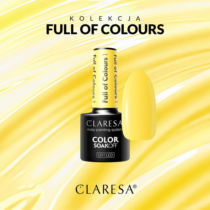 Gel polish –  Claresa Full Of Colors № 1 – 5 ml