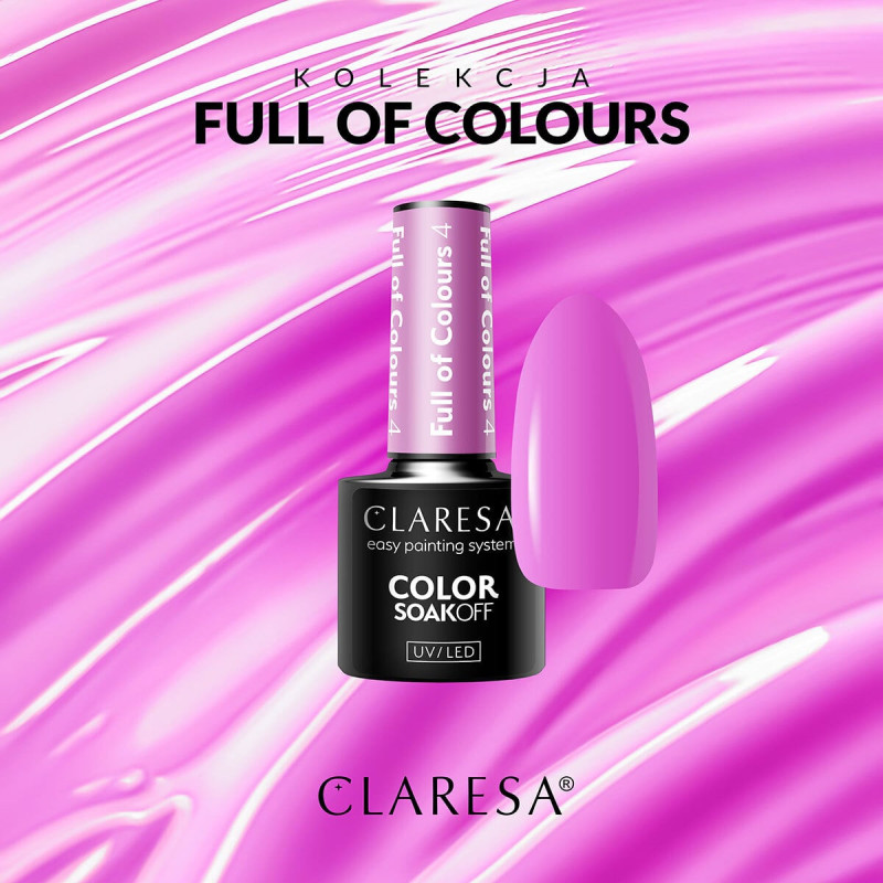 Gel polish – Claresa Full Of Colors № 4 – 5 ml