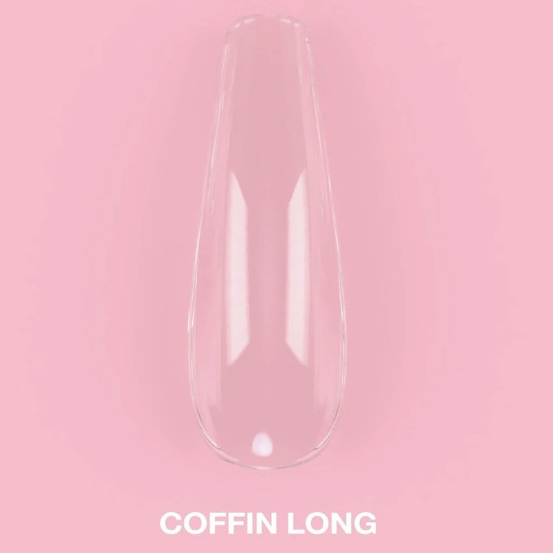 Gel nail tips – LunaMoon Coffin Long – 500 pcs