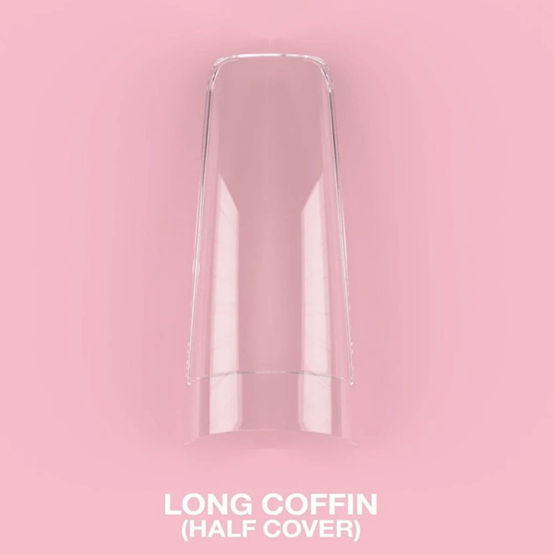 Kynsitipit – LunaMoon Coffin Long (Half Cover) – 500 kpl