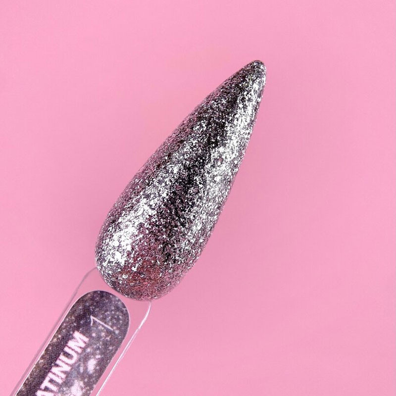 Nail art gel paint – LUNAMOON Platinum Gel Nr 1 – 5 ml