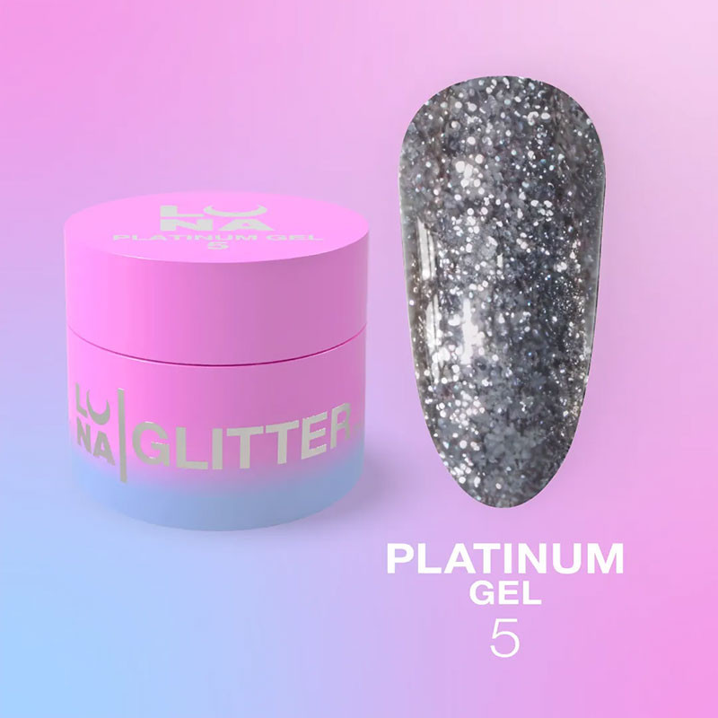 Geelvärv – LUNAMOON Platinum Gel Nr 5 – 5 ml