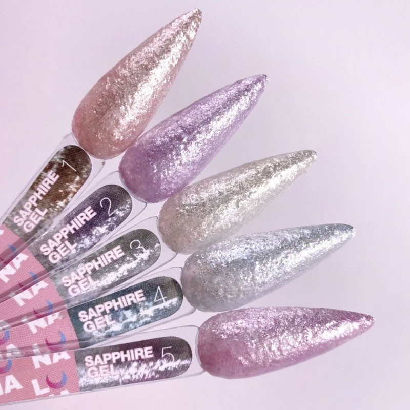 Nail art gel paint – LUNAMOON Sapphire Gel Nr 2 – 5 ml