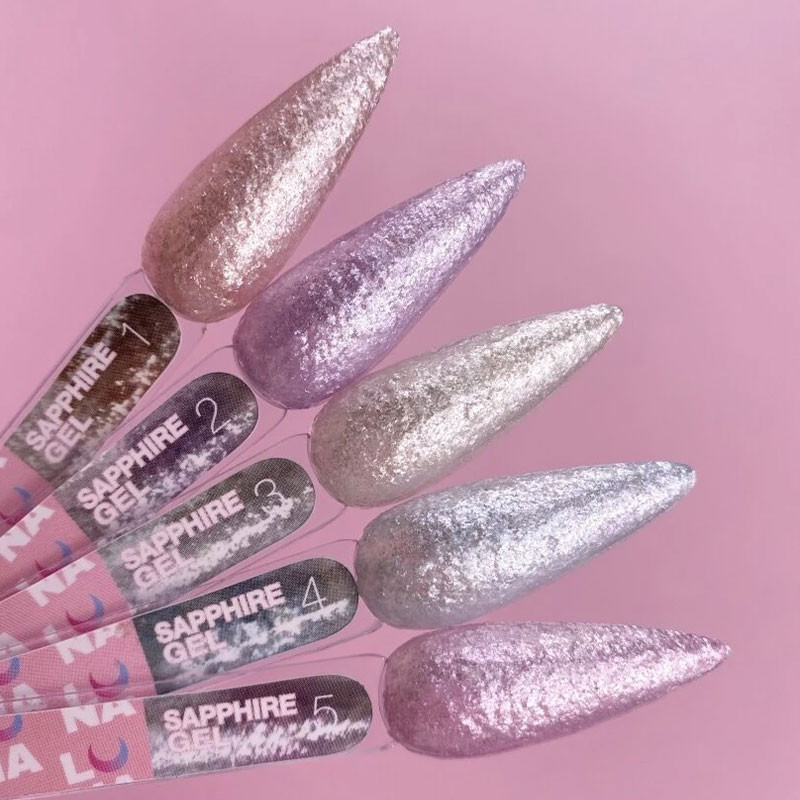 Гель-краска для ногтей – LUNAMOON Sapphire Gel Nr 4 – 5 ml