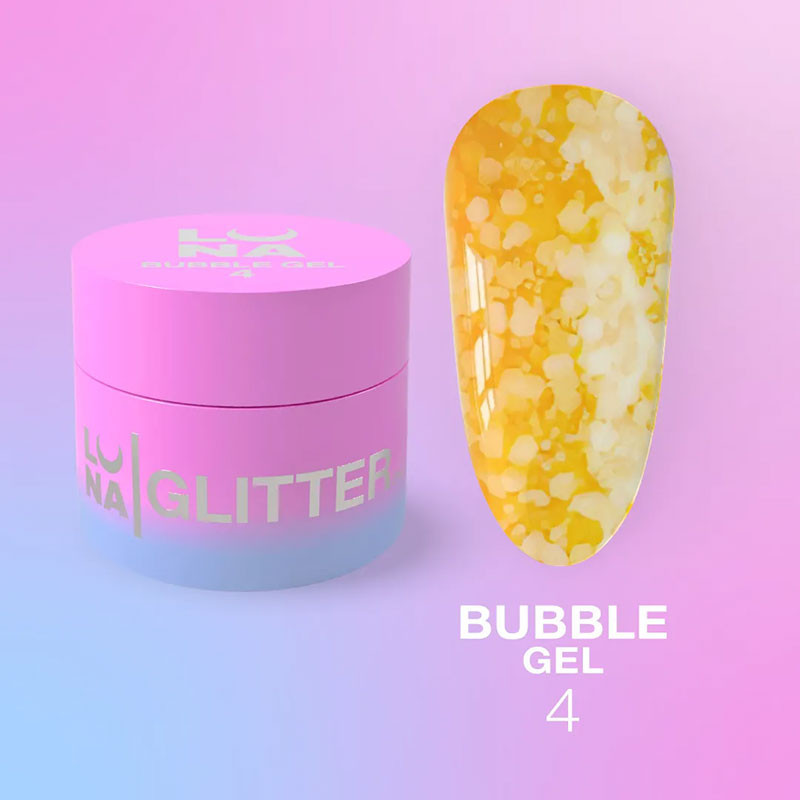 Гель-краска для ногтей – LUNAMOON Bubble Gel Nr 4 – 5 ml