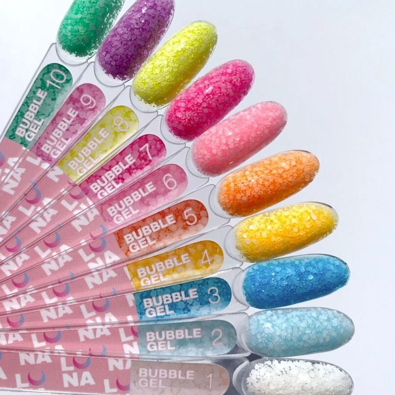 Nail art gel paint – LUNAMOON Bubble Gel Nr 9 – 5 ml