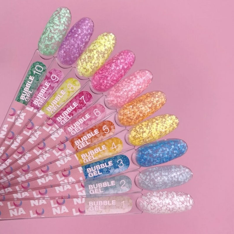 Nail art gel paint – LUNAMOON Bubble Gel Nr 9 – 5 ml