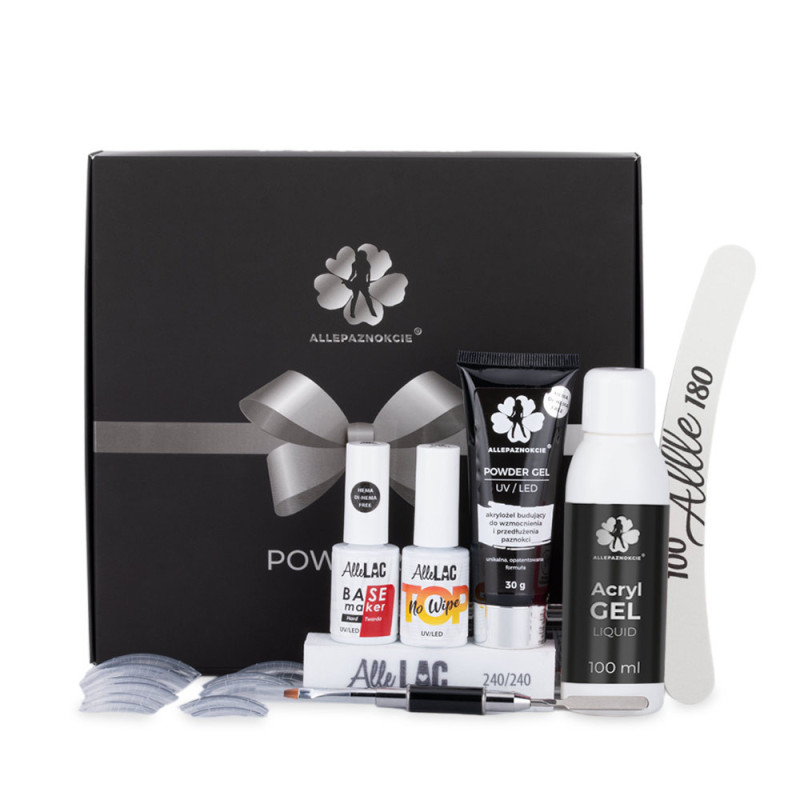 Nail Extension Kit with Acrygel – Allepaznokcie Powder Gel Box