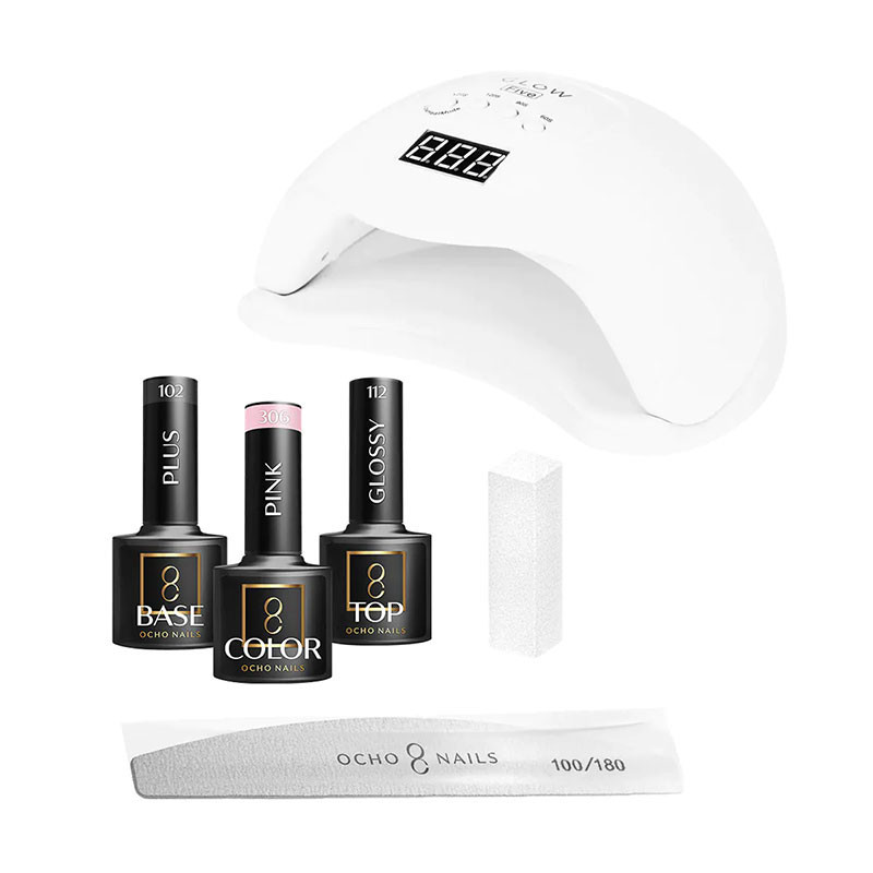 Gel Polish Starter Kit with Lamp – OCHO NAILS – 8